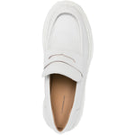 Mocassini con fessura penny in grigio Camper lab - uomo 