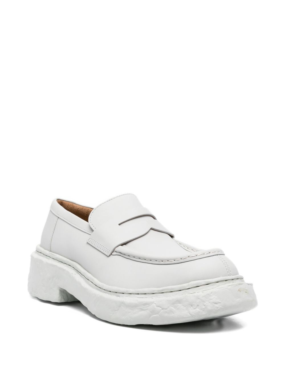 Mocassini con fessura penny in grigio Camper lab - uomo 