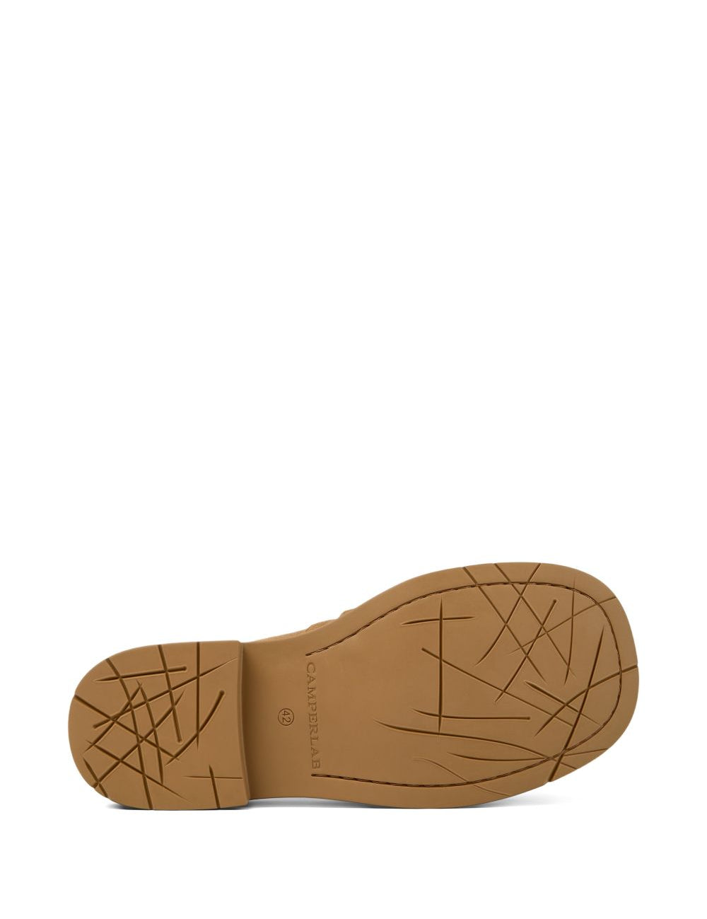 Mocassini con volant in marrone Camper lab - uomo 