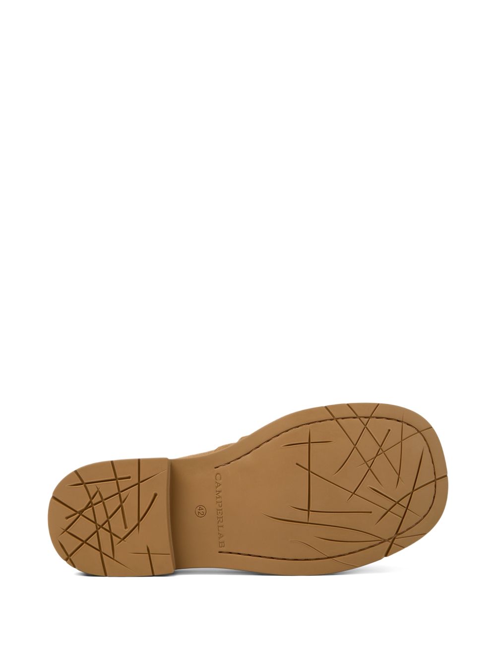 Mocassini con volant in marrone Camper lab - uomo 