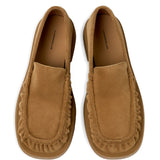 Mocassini con volant in marrone Camper lab - uomo 