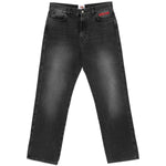 Jeans lucky stars decorati con strass in nero Carne bollente - uomo 