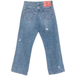 Jeans con effetto vissuto in blu Carne bollente - uomo 