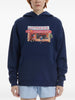Hot Slice hoodie in boiled meat blue - men