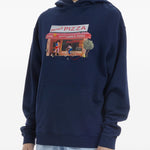Felpa Hot Slice con cappuccio in blu Carne bollente - uomo 