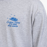 T-shirt a maniche lunghe del tour mondiale in grigio Carne bollente - uomo 