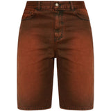 Shorts con ricamo in marrone Carne bollente - uomo 