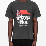T-shirt Pizza Hot in nero Carne bollente - uomo 