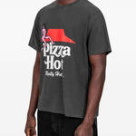 T-shirt Pizza Hot in nero Carne bollente - uomo 