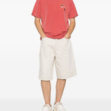 T-shirt con dettagli ricamati in rosso Carne bollente - uomo 