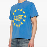 T-shirt con stampa stelle in blu Carne bollente - uomo 