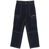 Jeans cargo con cuciture a contrasto in blu Carrer - uomo 