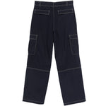 Jeans cargo con cuciture a contrasto in blu Carrer - uomo 