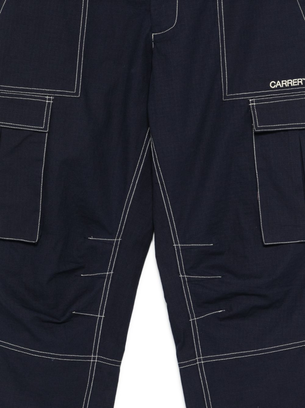 Jeans cargo con cuciture a contrasto in blu Carrer - uomo 