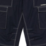 Jeans cargo con cuciture a contrasto in blu Carrer - uomo 