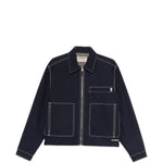 Giacca-camicia Bay con zip in blu Carrer - uomo 