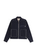 Giacca-camicia Bay con zip in blu Carrer - uomo