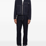 Giacca-camicia Bay con zip in blu Carrer - uomo 