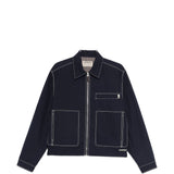 Giacca-camicia Bay con zip in blu Carrer - uomo 