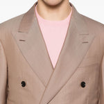 Completo doppiopetto in beige Caruso - uomo 