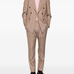Completo doppiopetto in beige Caruso - uomo 