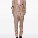 Completo doppiopetto in beige Caruso - uomo 