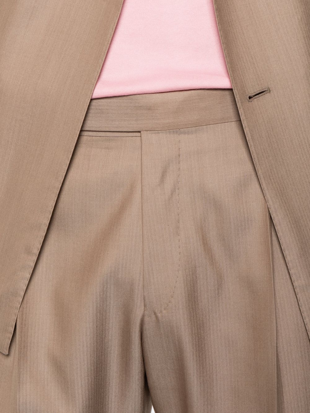 Completo doppiopetto in beige Caruso - uomo 