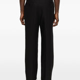 Pantaloni plissé  in nero Caruso - uomo 