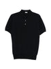 Caruso navy blue polo shirt - men