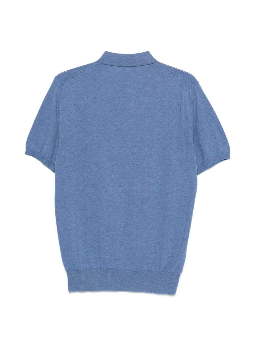 Polo a maniche corte in blu Caruso - uomo 
