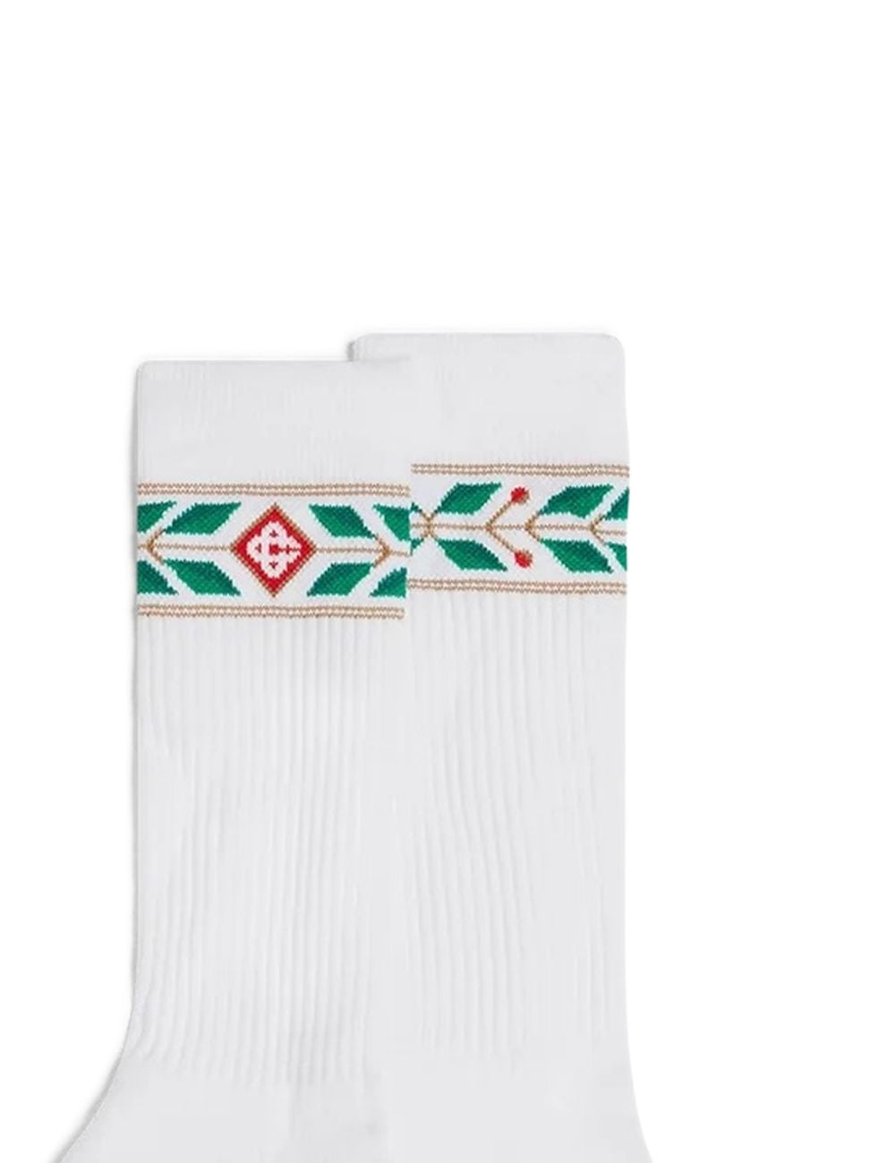 Calzini con stampa in bianco Casablanca - uomo 