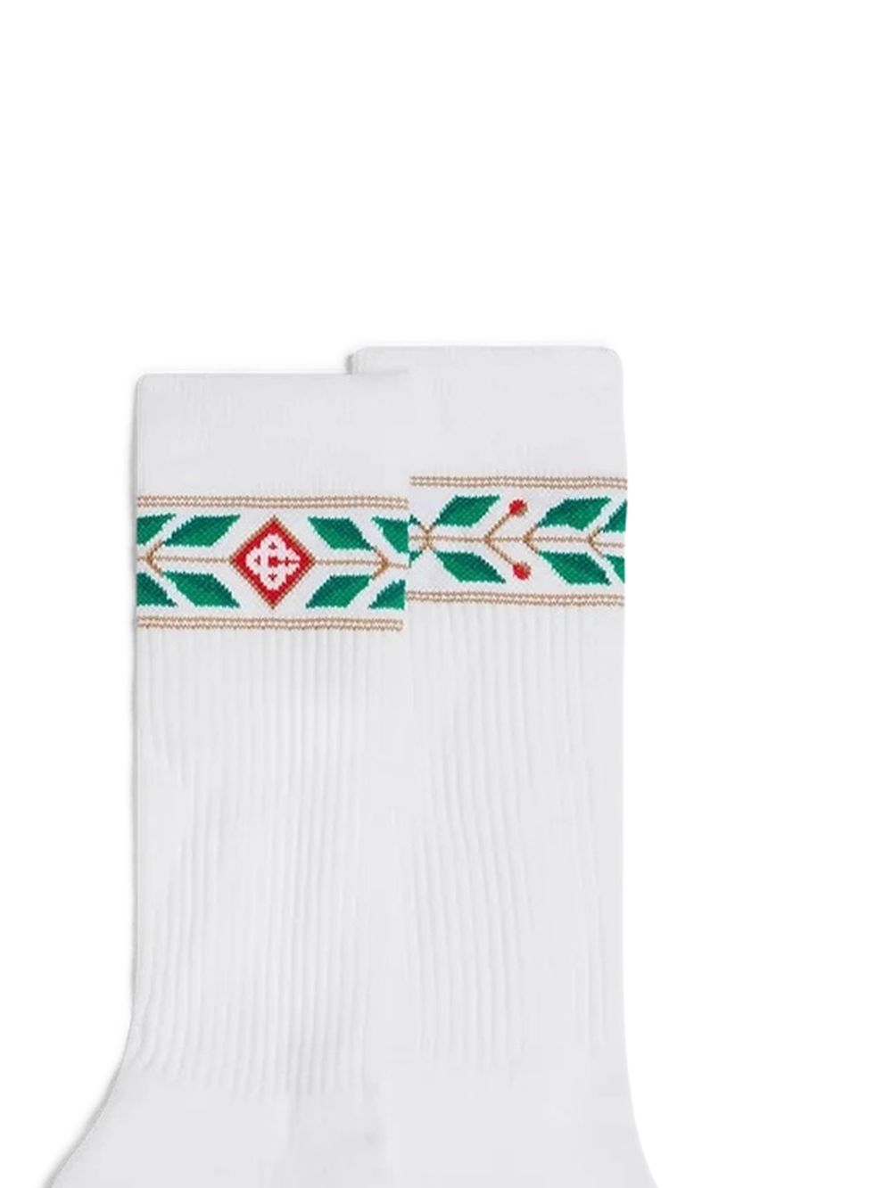 Calzini con stampa in bianco Casablanca - uomo 