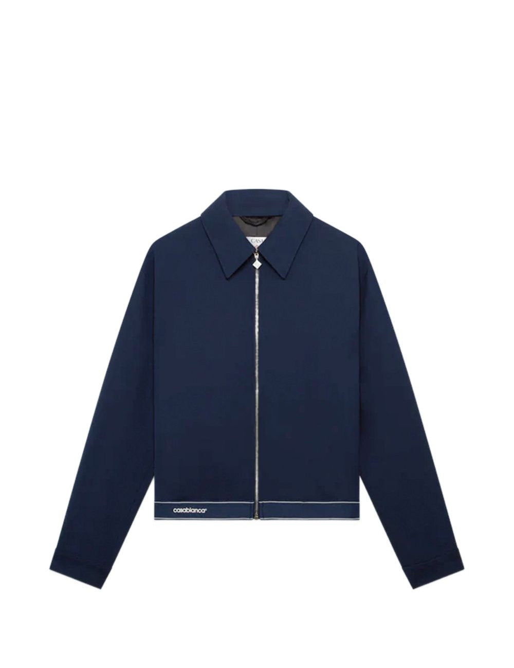 Giacca-camicia con logo in blu Casablanca - uomo 