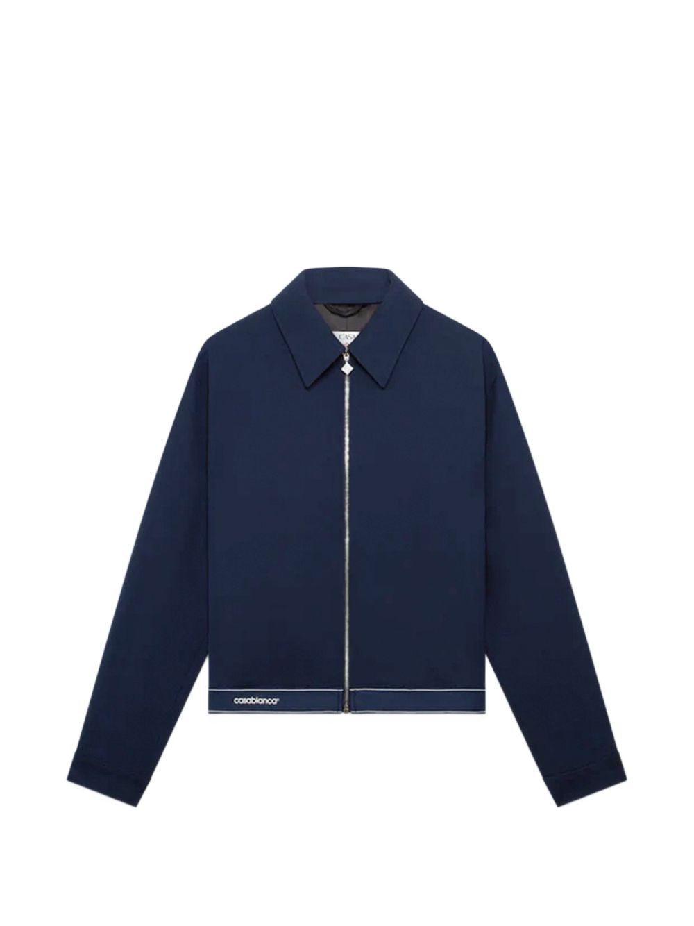 Giacca-camicia con logo in blu Casablanca - uomo 