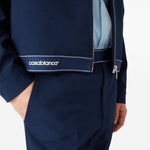 Giacca-camicia con logo in blu Casablanca - uomo 