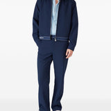 Giacca-camicia con logo in blu Casablanca - uomo 