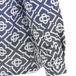 Giacca-camicia con monogramma in celeste e grigio Casablanca - uomo 
