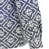 Giacca-camicia con monogramma in celeste e grigio Casablanca - uomo 