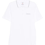 Polo con logo ricamato in bianco Casablanca - uomo 