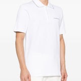 Polo con logo ricamato in bianco Casablanca - uomo 