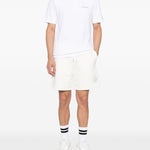 Polo con logo ricamato in bianco Casablanca - uomo 