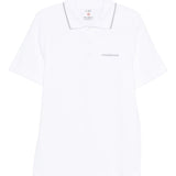 Polo con logo ricamato in bianco Casablanca - uomo 