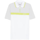 Polo con zip in bianco Casablanca - uomo 