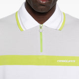 Polo con zip in bianco Casablanca - uomo 