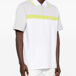 Polo con zip in bianco Casablanca - uomo 