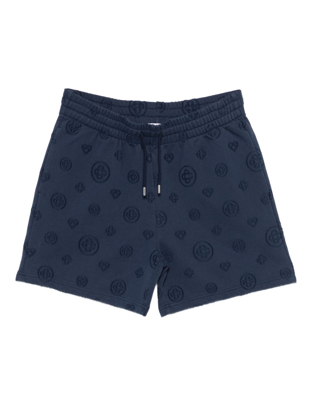 Pantaloncini sportivi con coulisse in vita a fantasia in blu Casablanca - uomo 