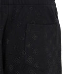 Pantaloncini con monogramma di cristallo in nero Casablanca - uomo 