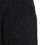 Pantaloncini con monogramma di cristallo in nero Casablanca - uomo 