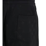 Pantaloncini con monogramma di cristallo in nero Casablanca - uomo 