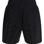 Pantaloncini con monogramma di cristallo in nero Casablanca - uomo 